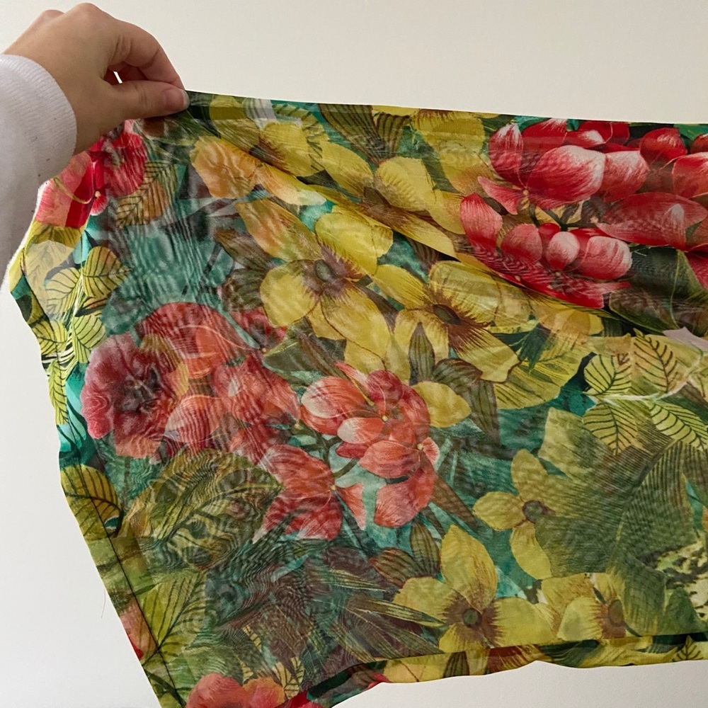 Boho Floral High-Waisted Pants - Picture 7 of 12